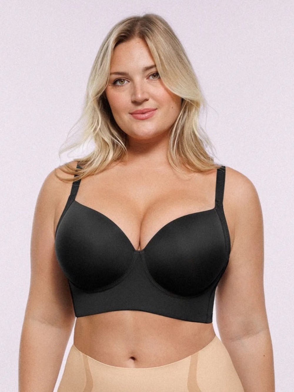 Smoothing Underwire Push Up Bra (Size 36D)